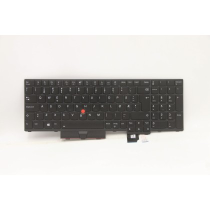 Lenovo 5M10Z54353 Tastiera interna, Norvegese, nero, Retroilluminazione, Con tastierino numerico