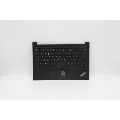 Lenovo 5M10Z54509 Palmrest Top Case con tastiera, Danese, nero, UK