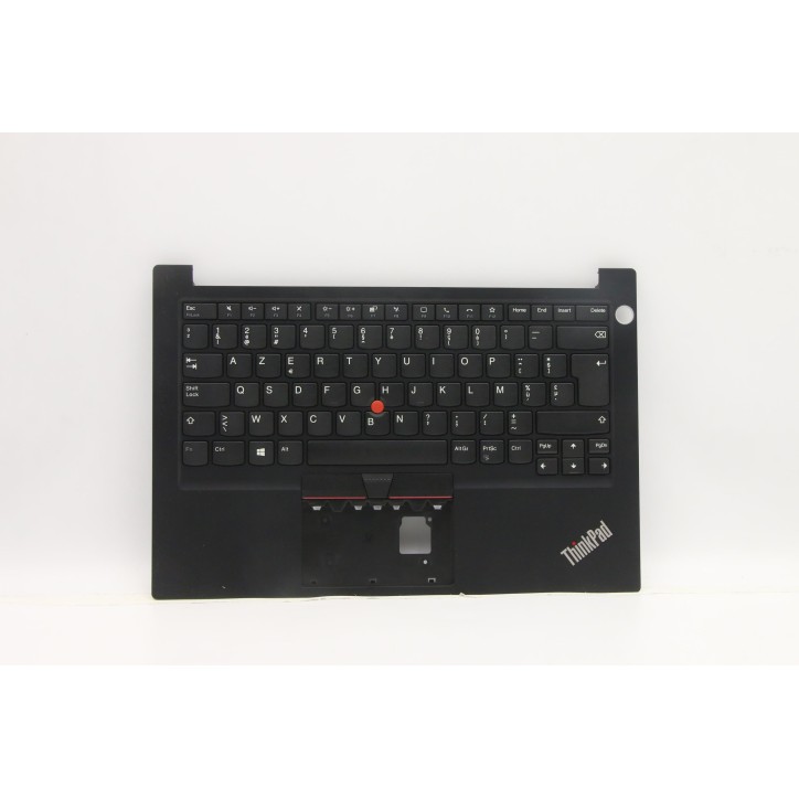 Lenovo 5M10Z54611 Palmrest Top Case con tastiera, Belga, nero, Lettore di impronte digitali, UK