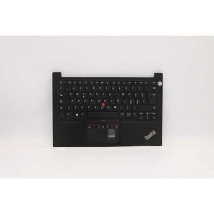 Lenovo 5M10Z54637 Palmrest Top Case con tastiera, Italiano, nero, Lettore di impronte digitali