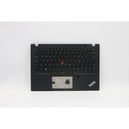 Lenovo 5M11A08521 Palmrest Top Case con tastiera, Italiano, Nero, Retroilluminazione