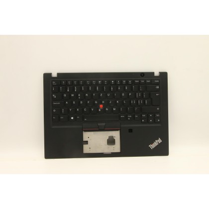 Lenovo 5M11A08562 Palmrest Top Case con tastiera, Svizzera, Nero, Retroilluminazione