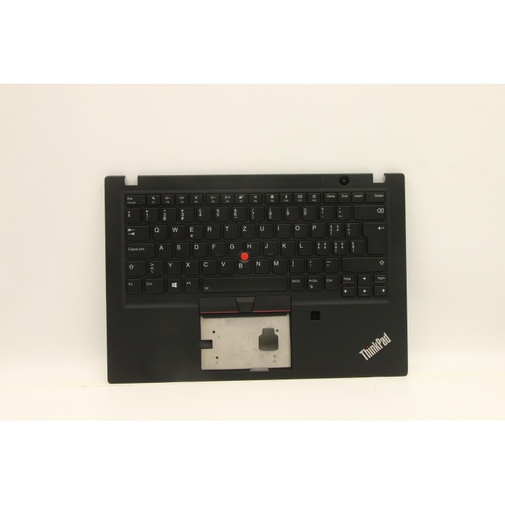 Lenovo 5M11A08562 Palmrest Top Case con tastiera, Svizzera, Nero, Retroilluminazione