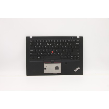 Lenovo 5M11A08630 Palmrest Top Case con tastiera, Inglese (Stati Uniti/Europa), Nero, Retroilluminazione