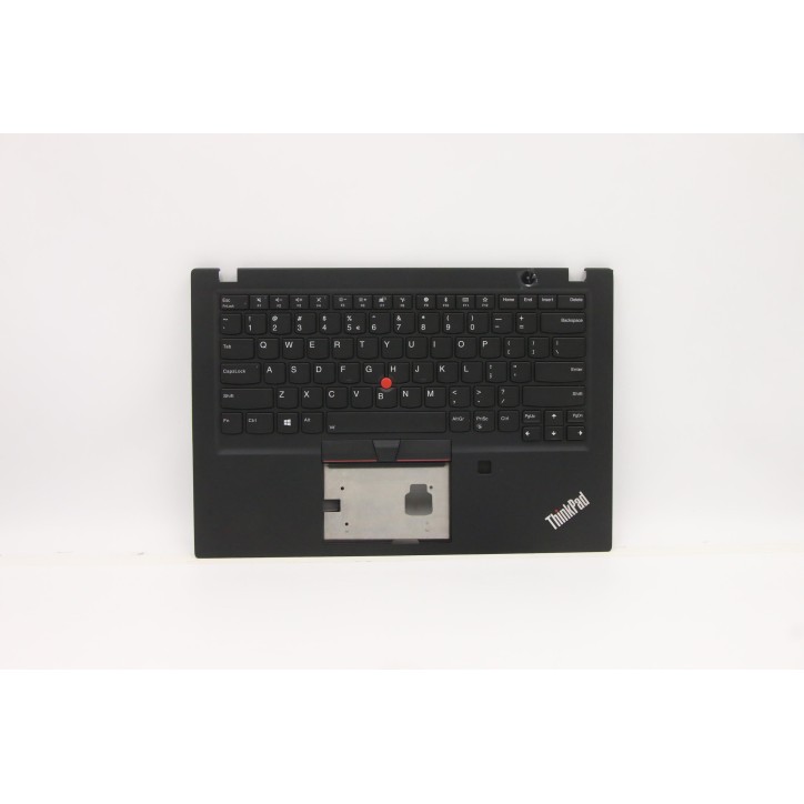 Lenovo 5M11A08630 Palmrest Top Case con tastiera, Inglese (Stati Uniti/Europa), Nero, Retroilluminazione