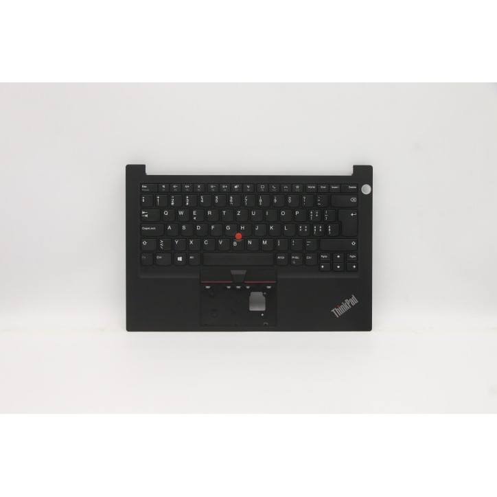 Lenovo 5M11A34840 Palmrest Top Case con tastiera, Svizzera, nero, Impronta digitale