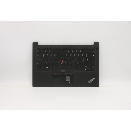 Lenovo 5M11A35024 Palmrest Top Case con tastiera, Islandese, Nero, Retroilluminazione