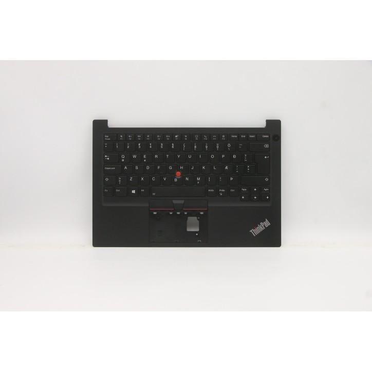 Lenovo 5M11A35024 Palmrest Top Case con tastiera, Islandese, Nero, Retroilluminazione