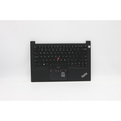 Lenovo 5M11A35060 Palmrest Top Case con tastiera, Inglese (Stati Uniti), Nero, Retroilluminazione, Impronta digitale