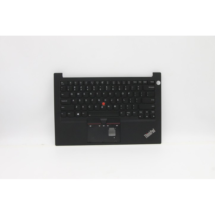 Lenovo 5M11A35060 Palmrest Top Case con tastiera, Inglese (Stati Uniti), Nero, Retroilluminazione, Impronta digitale