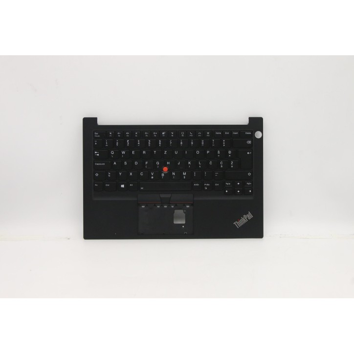 Lenovo 5M11A35109 Palmrest Top Case con tastiera, Sloveno, Nero, Retroilluminazione, Impronta digitale