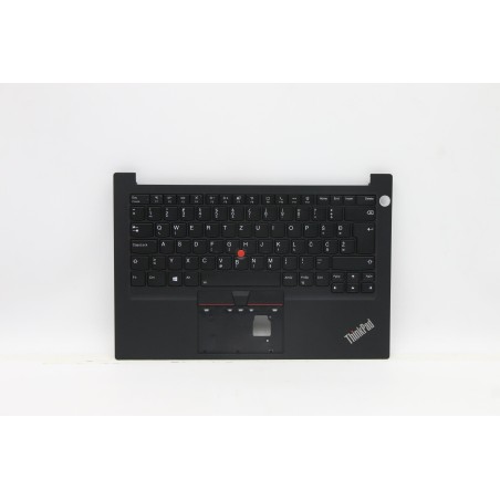 Lenovo 5M11A35110 Palmrest Top Case con tastiera, Sloveno, Nero, Retroilluminazione, Impronta digitale