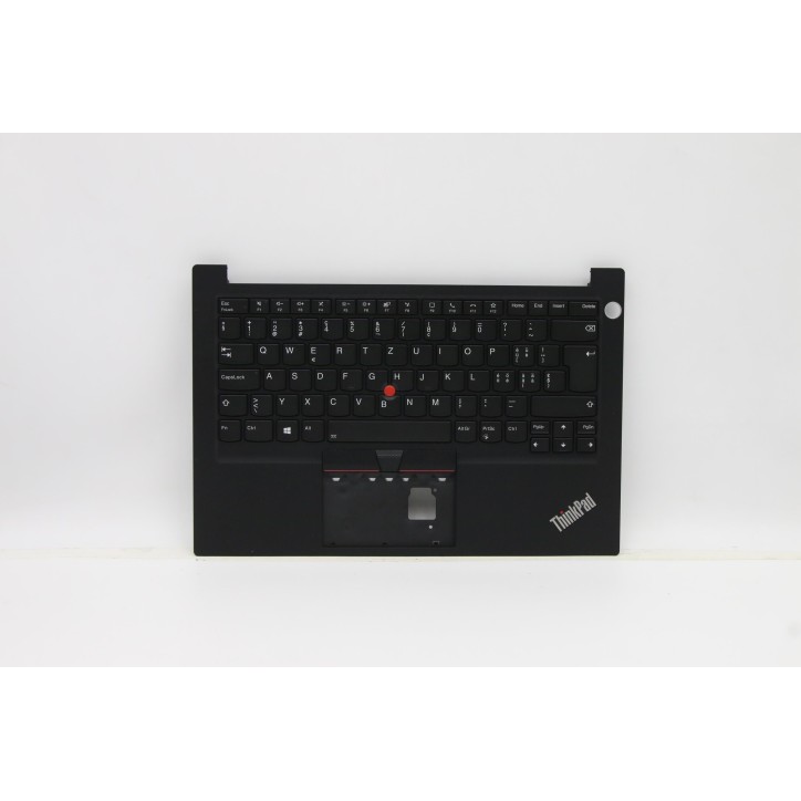 Lenovo 5M11A35117 Palmrest Top Case con tastiera, Svizzera, nero, Retroilluminazione, Impronta digitale