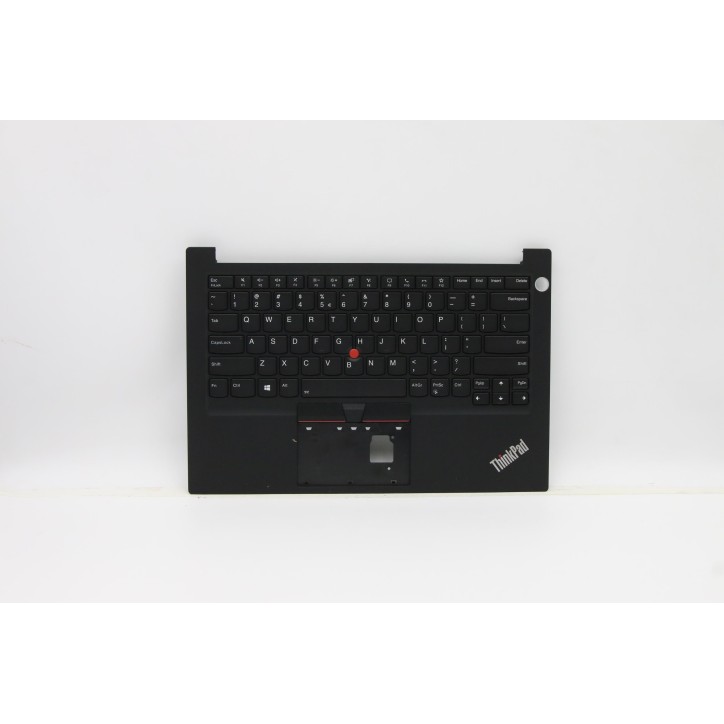 Lenovo 5M11A35126 Palmrest Top Case con tastiera, Inglese (Stati Uniti/Europa), Nero, Retroilluminazione, Impronta digitale