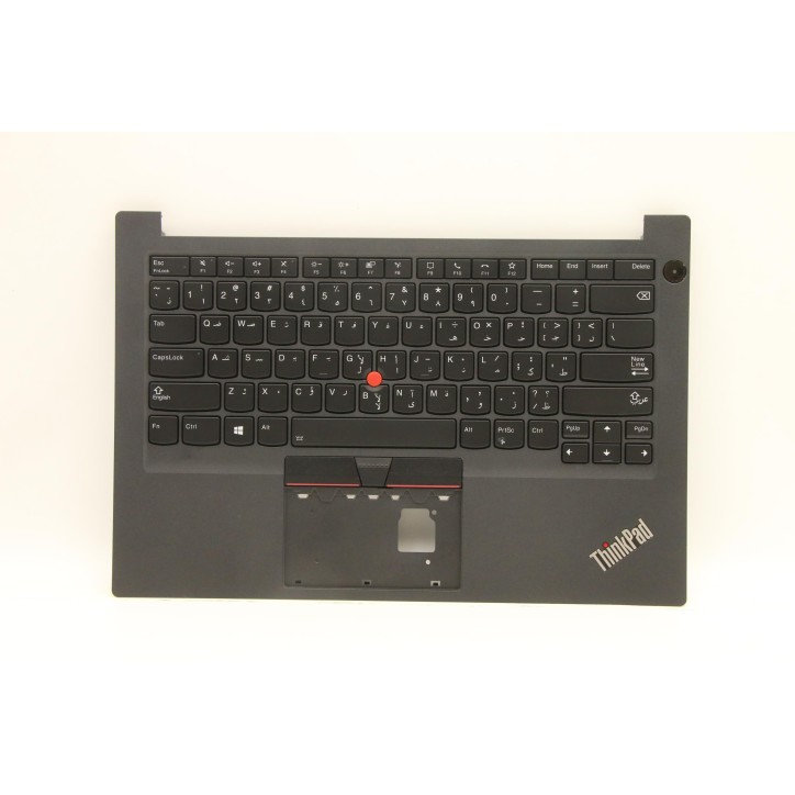 Lenovo 5M11A35168 Palmrest Top Case con tastiera, Arabo, nero, Retroilluminazione, US