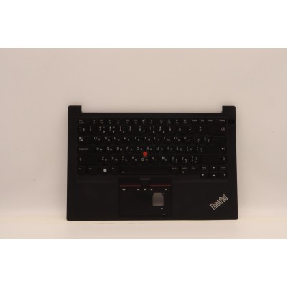 Lenovo 5M11A35177 Palmrest Top Case con tastiera, Russo, nero, Retroilluminazione