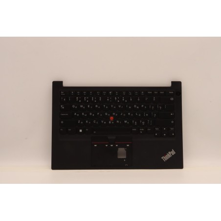 Lenovo 5M11A35177 Palmrest Top Case con tastiera, Russo, nero, Retroilluminazione