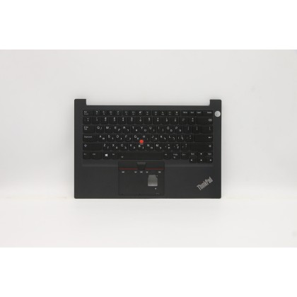 Lenovo 5M11A35209 Palmrest Top Case con tastiera, Ebraico, nero, Retroilluminazione, Lettore di impronte digitali