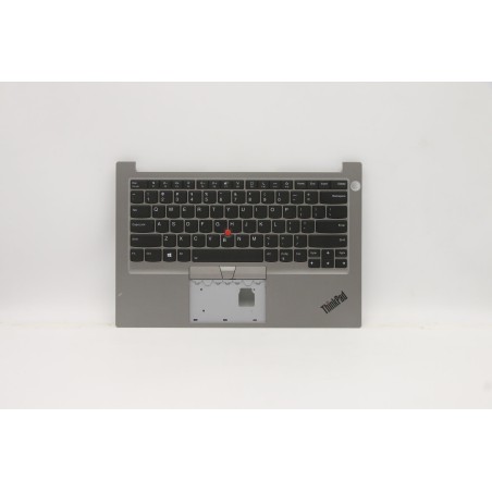 Lenovo 5M11A35548 Palmrest Top Case con tastiera, Inglese (Stati Uniti), Retroilluminazione, Lettore di impronte digitali