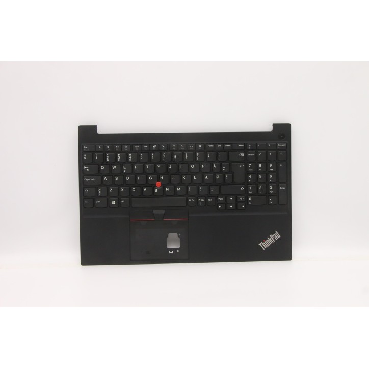 Lenovo 5M11A35663 Palmrest Top Case con tastiera, Danese, nero, UK