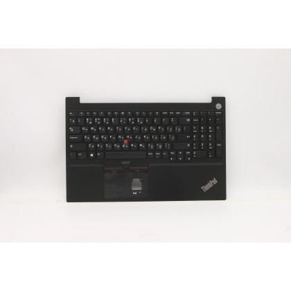 Lenovo 5M11A35903 Palmrest Top Case con tastiera, Russo, Nero, Impronta digitale