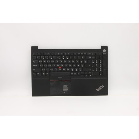 Lenovo 5M11A35903 Palmrest Top Case con tastiera, Russo, Nero, Impronta digitale