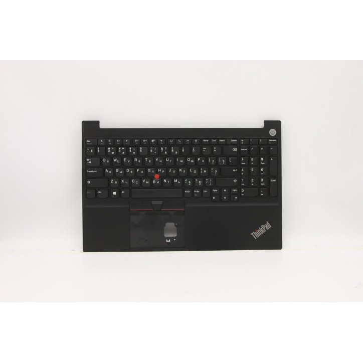 Lenovo 5M11A35903 Palmrest Top Case con tastiera, Russo, Nero, Impronta digitale