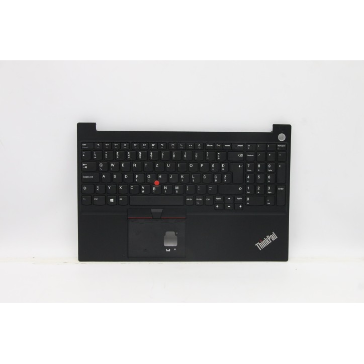 Lenovo 5M11A35909 Palmrest Top Case con tastiera, Sloveno, Nero, Impronta digitale