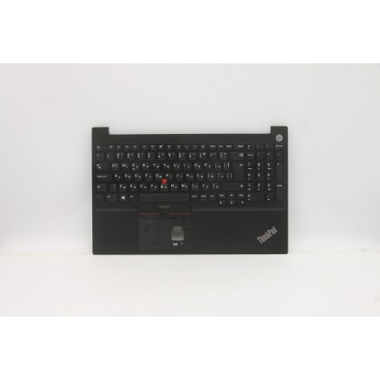 Lenovo 5M11A35933 Palmrest Top Case con tastiera, Bulgaro, nero, Lettore di impronte digitali, UK
