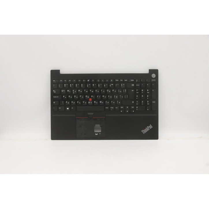 Lenovo 5M11A35933 Palmrest Top Case con tastiera, Bulgaro, nero, Lettore di impronte digitali, UK