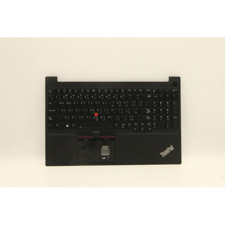 Lenovo 5M11A36077 Palmrest Top Case con tastiera, Arabo, nero, Retroilluminazione, US