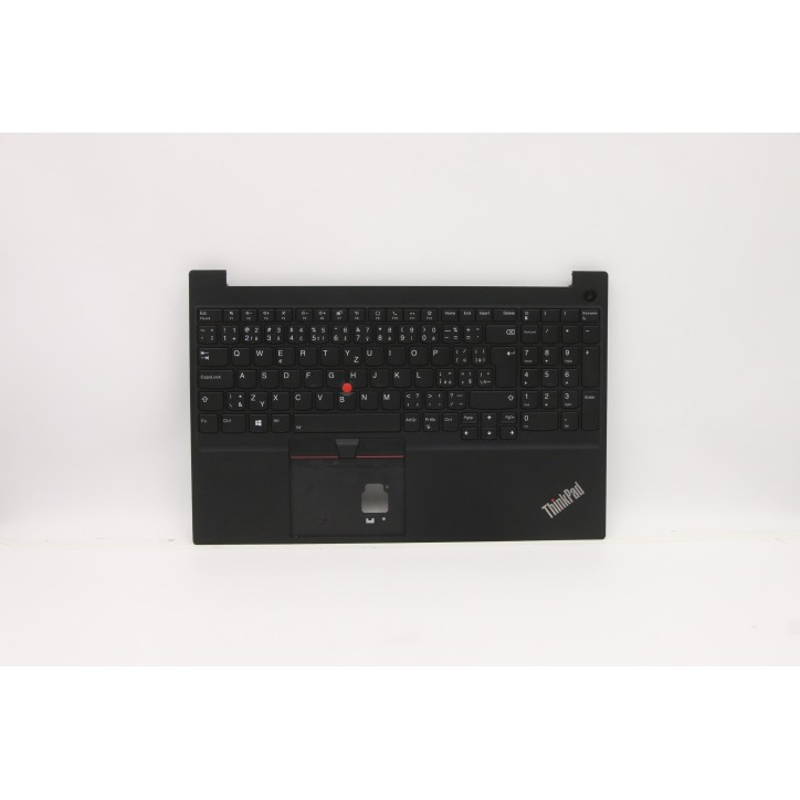 Lenovo 5M11A36116 Palmrest Top Case con tastiera, Ceco/Slovacco, nero, Retroilluminazione, UK