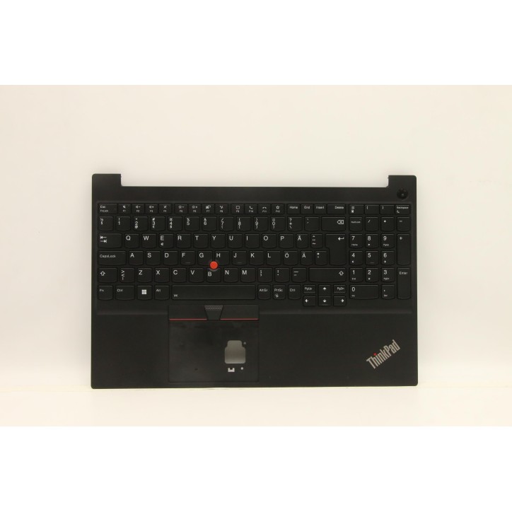 Lenovo 5M11A36122 Palmrest Top Case con tastiera, Svedese/finlandese, nero, Retroilluminazione