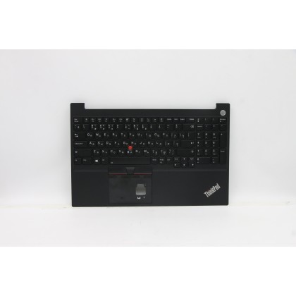 Lenovo 5M11A36323 Palmrest Top Case con tastiera, Russo, Nero, Retroilluminazione, Impronta digitale