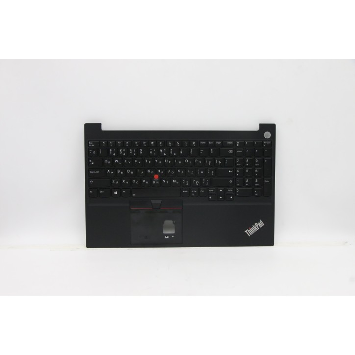 Lenovo 5M11A36323 Palmrest Top Case con tastiera, Russo, Nero, Retroilluminazione, Impronta digitale