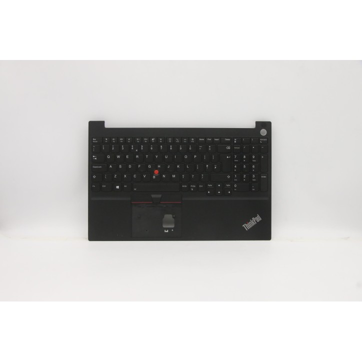 Lenovo 5M11A36344 Palmrest Top Case con tastiera, Inglese Regno Unito, Nero, Retroilluminazione, Impronta digitale