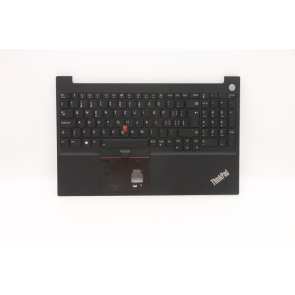 Lenovo 5M11A36444 Palmrest Top Case con tastiera, Svizzera, nero, Retroilluminazione, Lettore di impronte digitali