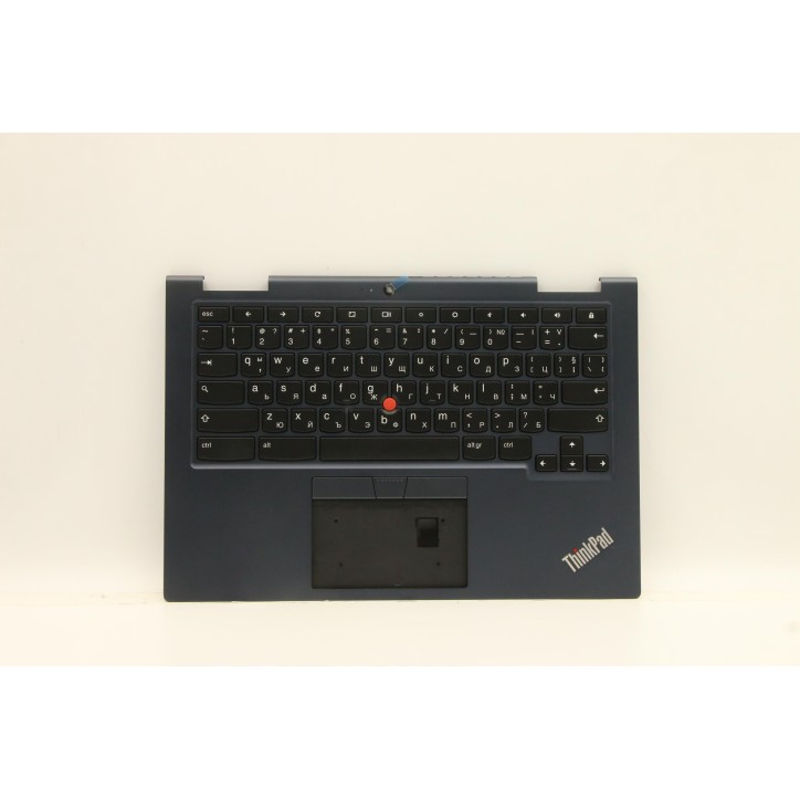 Lenovo 5M11A36946 Palmrest Top Case con tastiera, Bulgaro, nero, Retroilluminazione, Senza lettore di impronte digitali, UK
