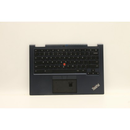 Lenovo 5M11A36949 Palmrest Top Case con tastiera, Inglese (Stati Uniti/Europa), nero, Retroilluminazione, Senza lettore di impro