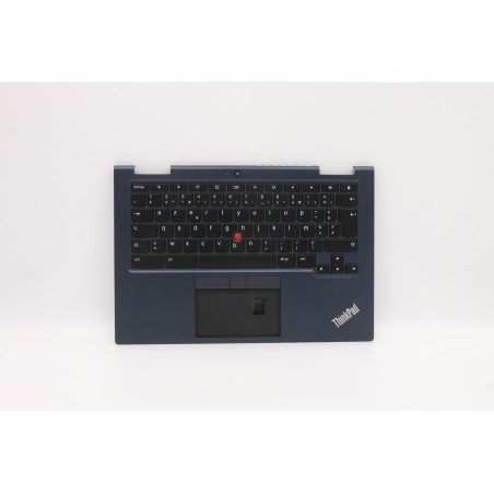 Lenovo 5M11A36950 Palmrest Top Case con tastiera, Francese, Nero, Retroilluminazione, Senza_lettore di impronte digitali
