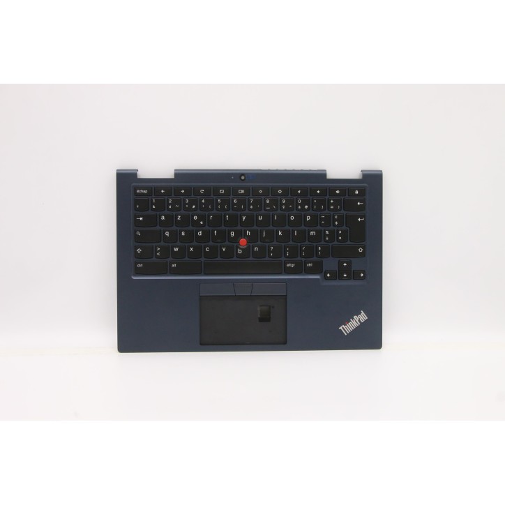 Lenovo 5M11A36950 Palmrest Top Case con tastiera, Francese, Nero, Retroilluminazione, Senza_lettore di impronte digitali