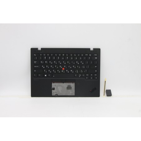 Lenovo 5M11B38324 Palmrest Top Case con tastiera, Israele (ebraico), nero, WLAN
