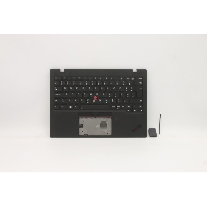 Lenovo 5M11B38336 Palmrest Top Case con tastiera, Sloveno, nero, WLAN