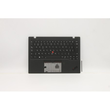 Lenovo 5M11B38383 Palmrest Top Case con tastiera, Belga, nero, WWAN, UK