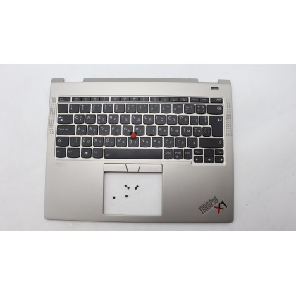 Lenovo 5M11B59850 Palmrest Top Case con tastiera, Bulgaro, titanio, WLAN, UK