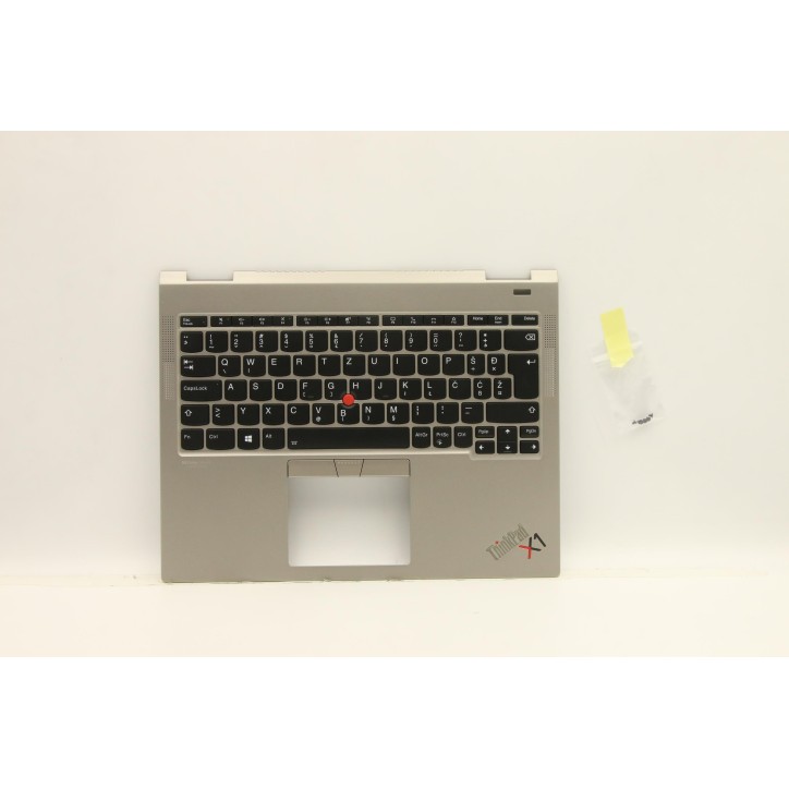Lenovo 5M11B59863 Palmrest Top Case con tastiera, Sloveno, titanio, WLAN