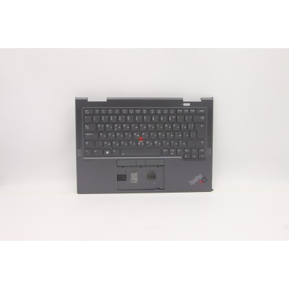 Lenovo 5M11C41031 Palmrest Top Case con tastiera, Bulgaro, grigio tempesta, WLAN, UK