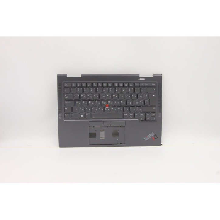 Lenovo 5M11C41031 Palmrest Top Case con tastiera, Bulgaro, grigio tempesta, WLAN, UK