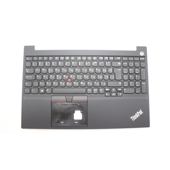 Lenovo 5M11C43270 Palmrest Top Case con tastiera, Bulgaro, nero, Lettore di impronte digitali, UK