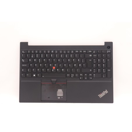 Lenovo 5M11C43578 Palmrest Top Case con tastiera, Norvegese, nero, Retroilluminazione